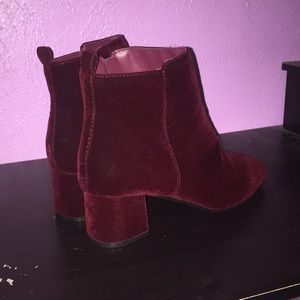Wine colored Booties